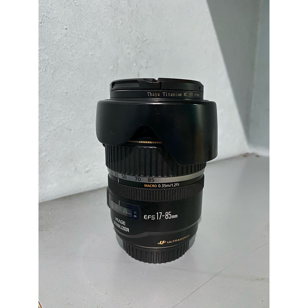 Lensa Canon USM EFS 17 85mm Bekas Second Preloved