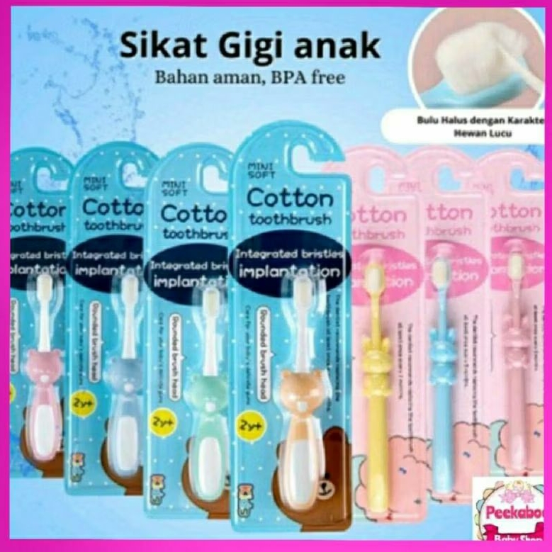 COTTON BRUSH Sikat Gigi Jepang Anak Mini Soft