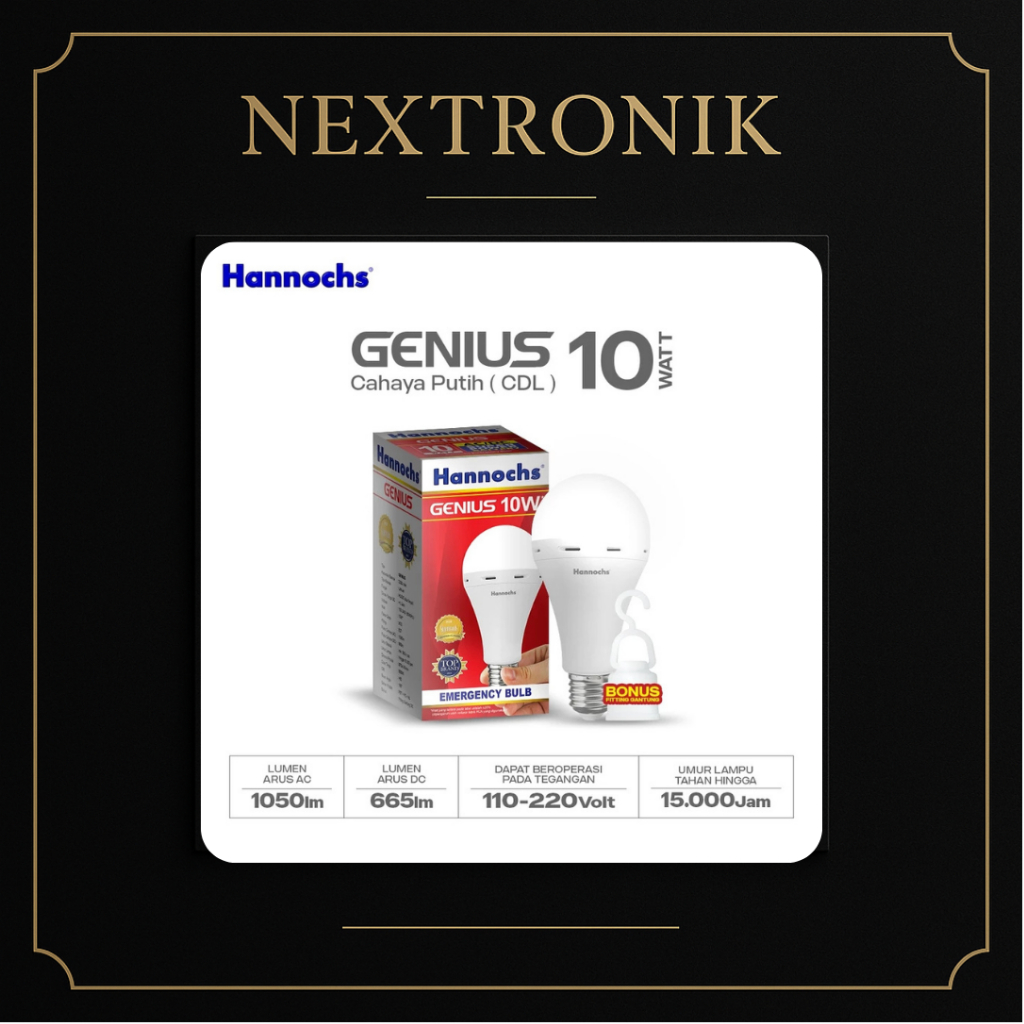 Lampu Led Hannochs Genius 10 Watt