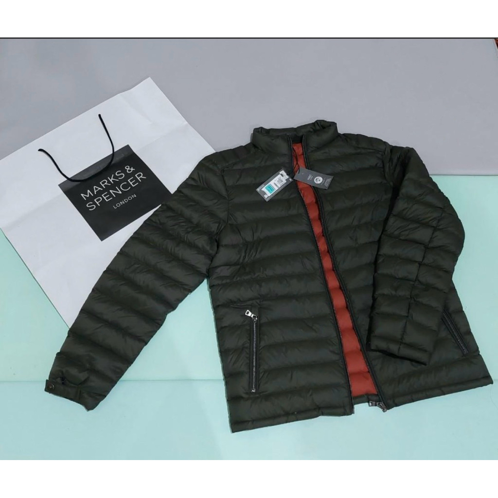Jaket Musim Dingin Marks & Spencer Dark Khaki