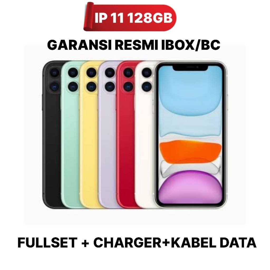 IP 11 RESMI IBOX/BC BERGARANSI 128GB