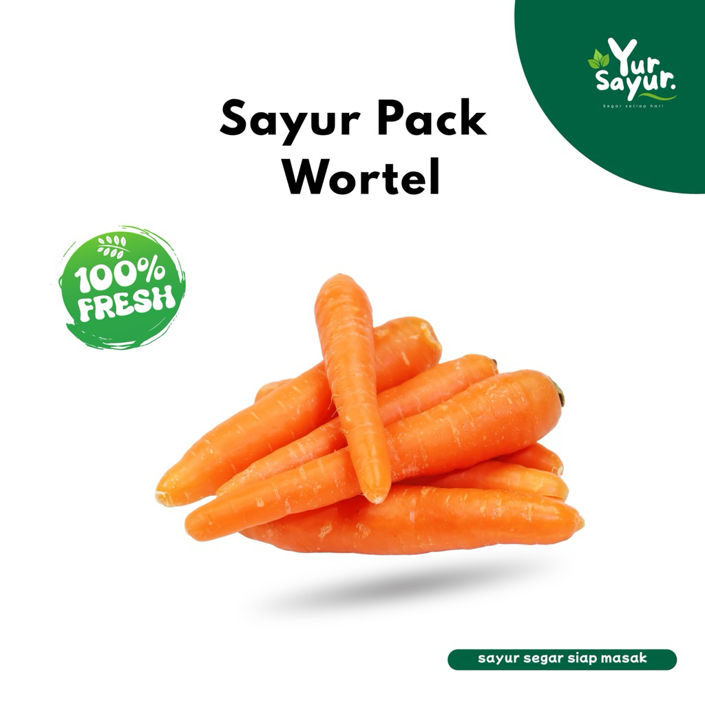 

YUR SAYUR - Wortel Segar Manis Sayur Harian Kaya Vitamin A