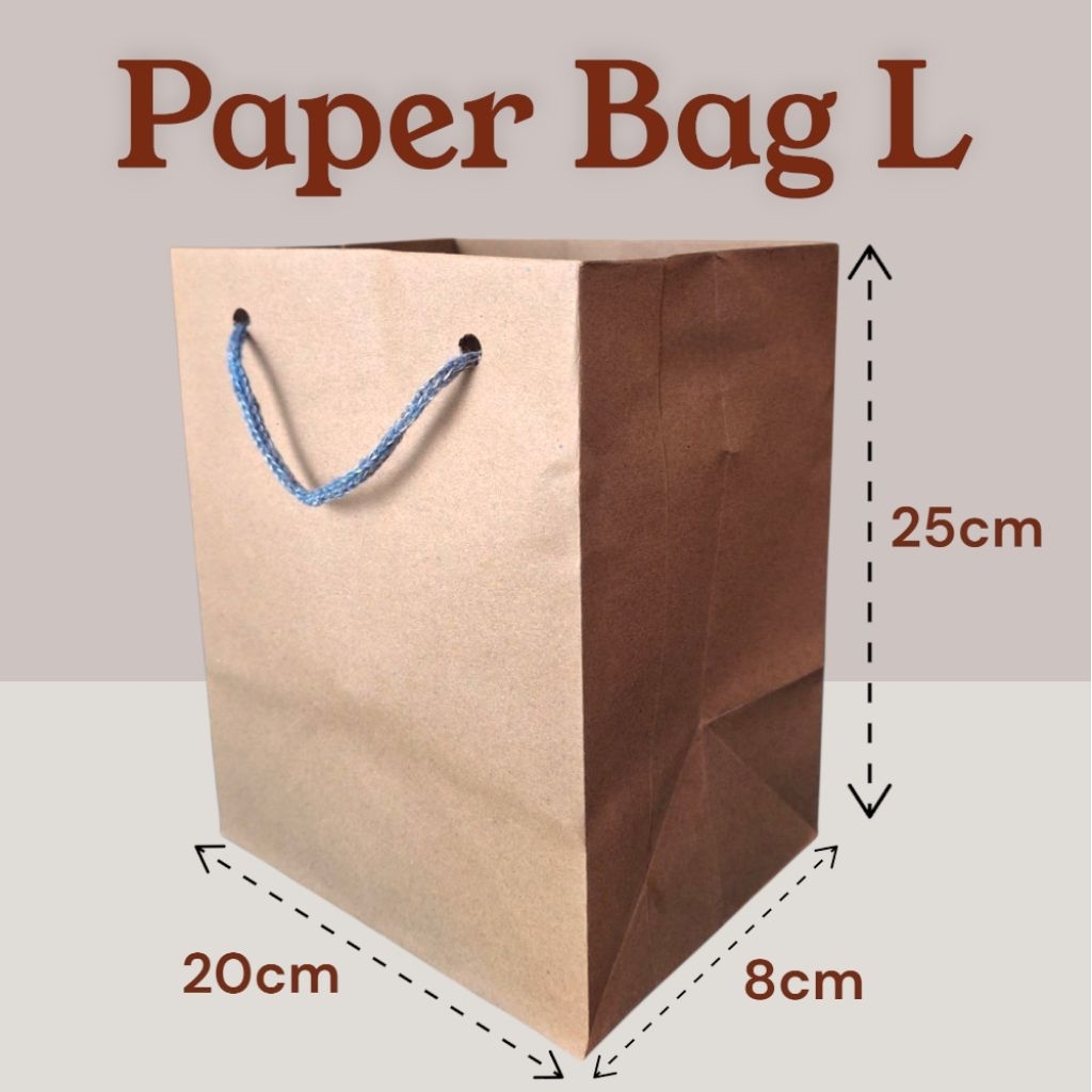 

Paper Bag size L