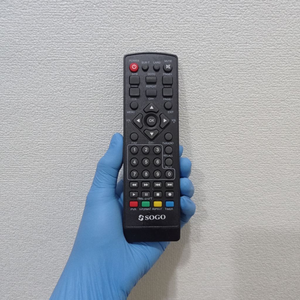 Remote Remot STB DVB-T2 SOGO TANPA SETTING DIGITAL TV