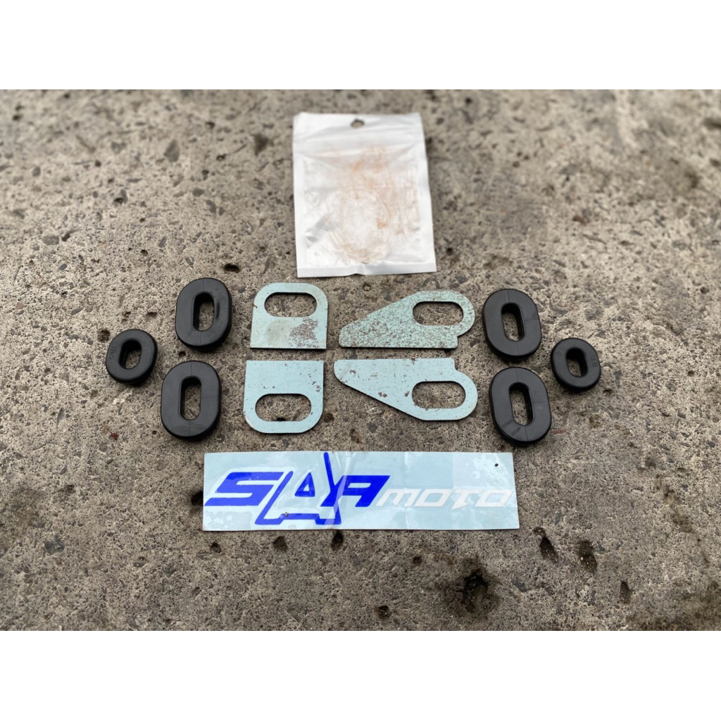 dudukan box aki cb gl 100 breket box aki cb gl 100 set karet