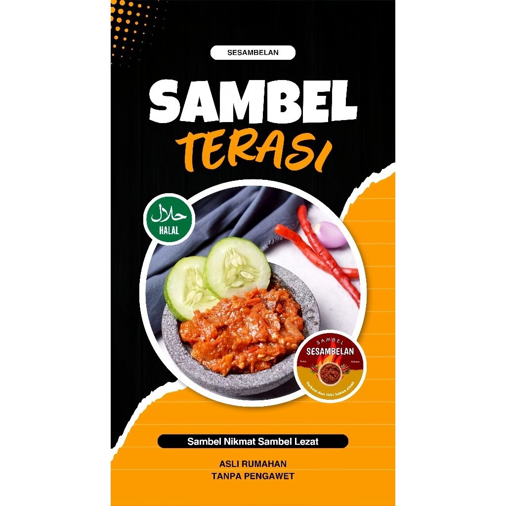 

SAMBEL TERASI MAKNYUSSS by SESAMBELAN 150 gram TANPA PENGAWET