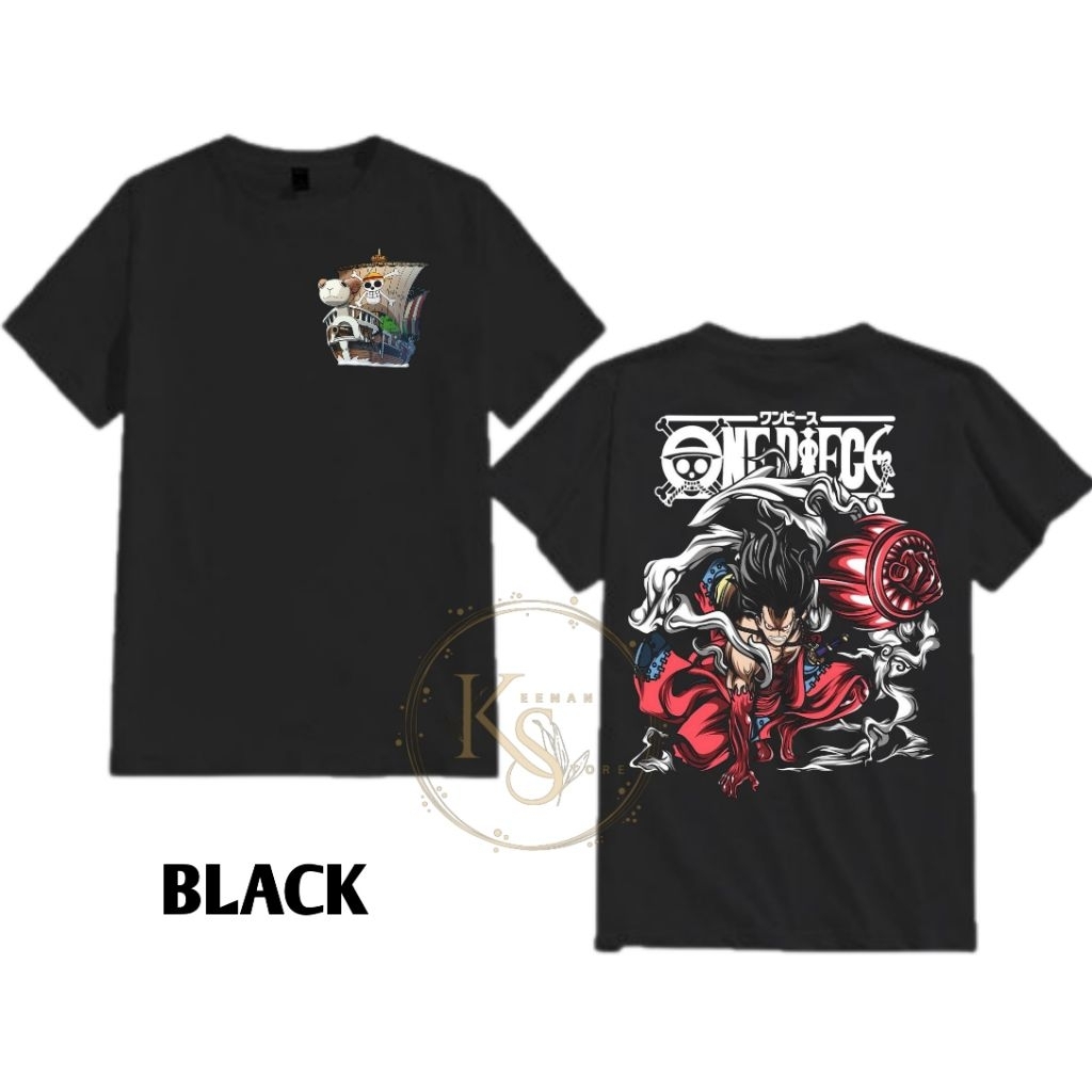 kaos cartoon || kaos one piece || bahan cotton combat 30s || kaos dewasa || pakaian pria dan wanita 