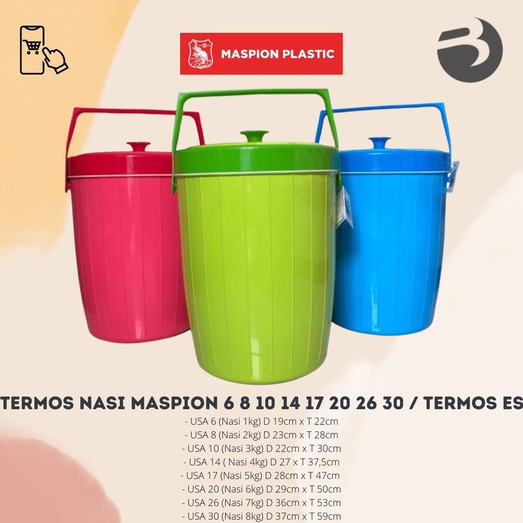 Termos Nasi Maspion / Termos Es Maspion / Ice Bucket Maspion