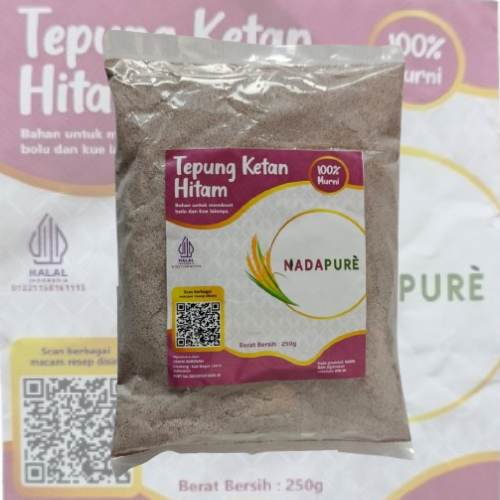 

Tepung ketan hitam Nadapure 250 gr
