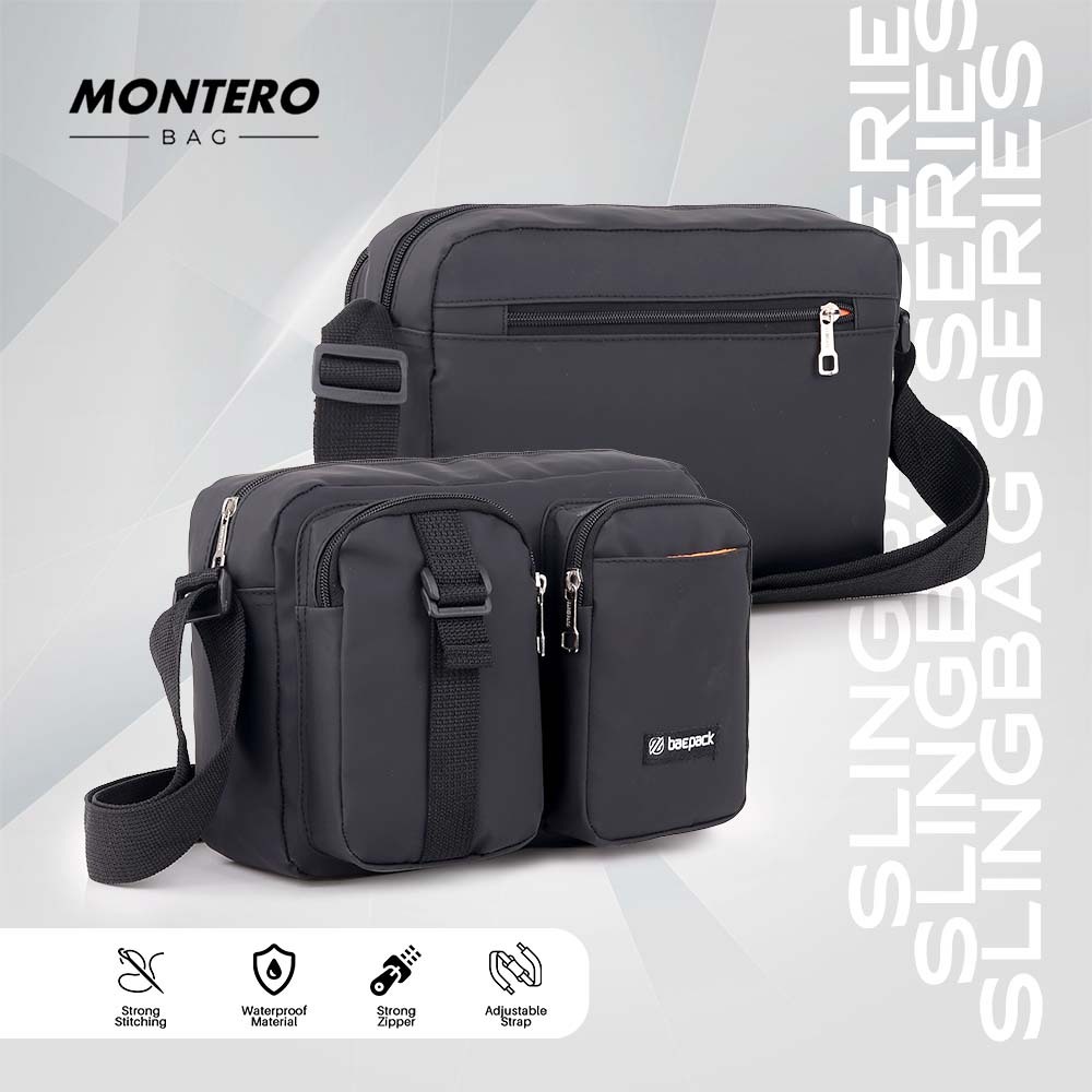 Baepack Tas Selempang Pria Waterproof Slingbag Anti Air