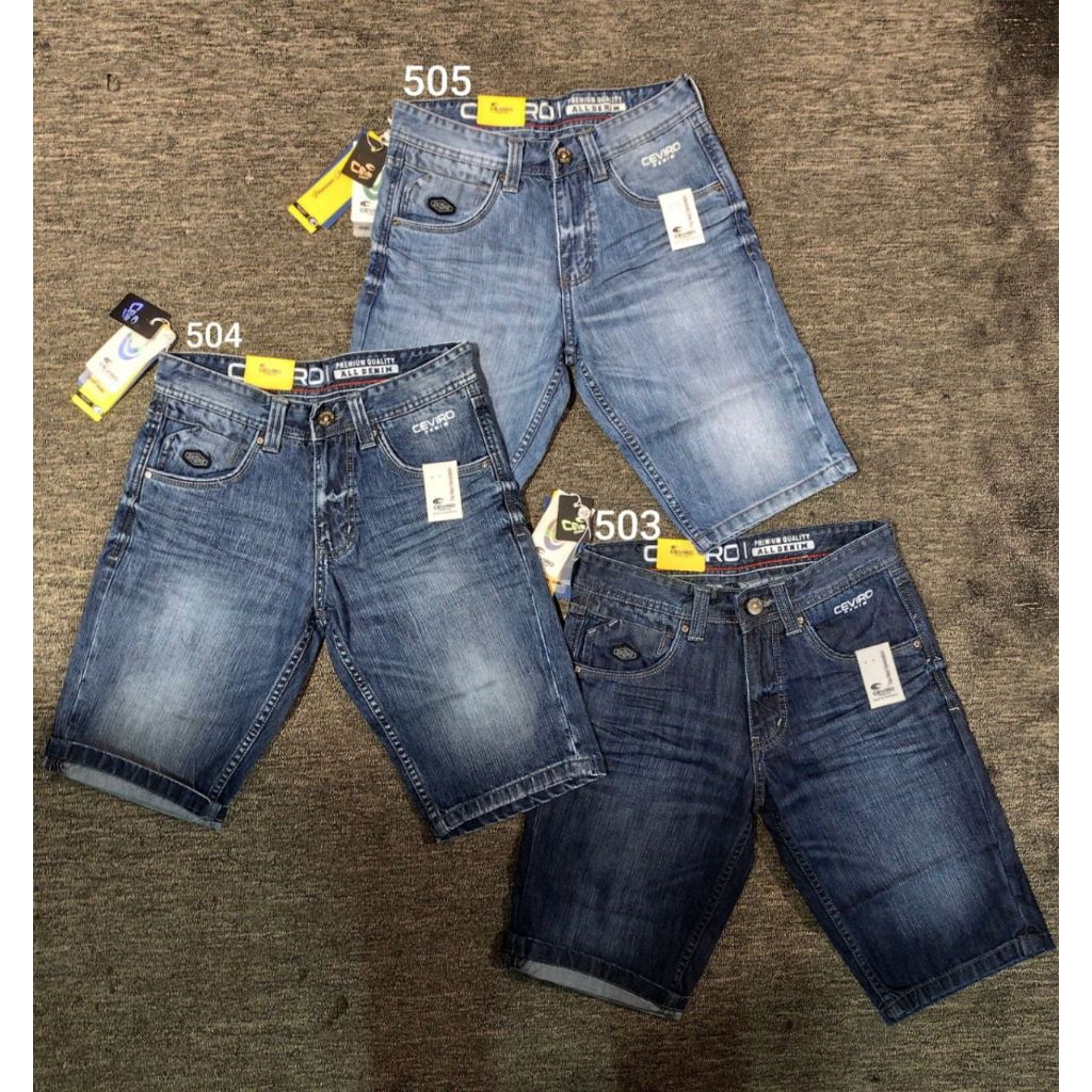 celana pendek pria/ celana ponggol Ceviro Premium