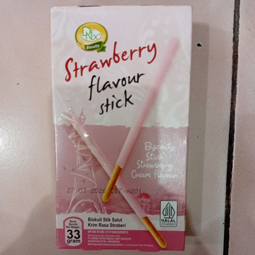 

Strawberry Flavor Stick 33gr 1 Pcs