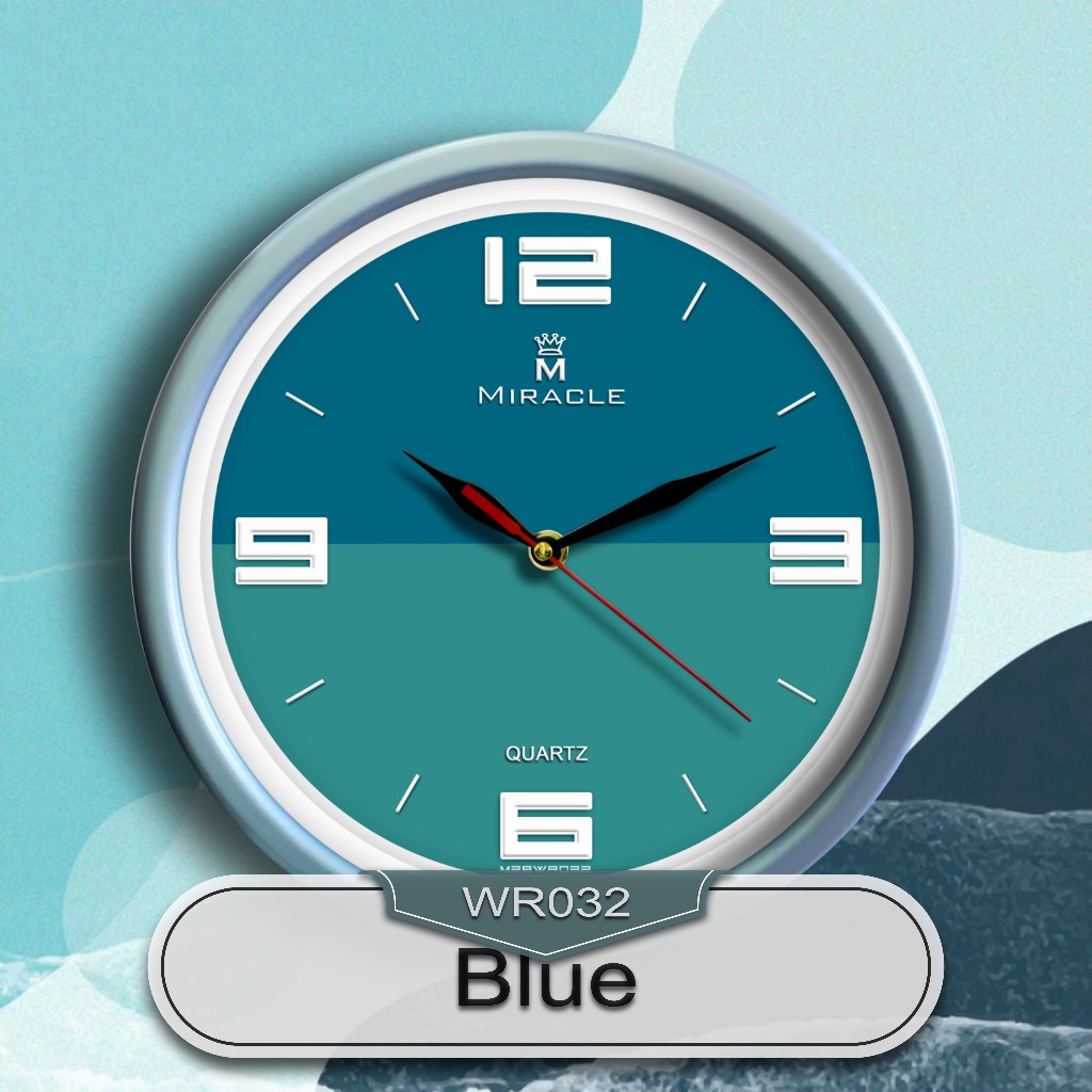 Jam Dinding Aesthetic Mewah Miracle J-Metalic MS28 Sweep || Jam Dinding Minimalis Elegan Miracle 28c