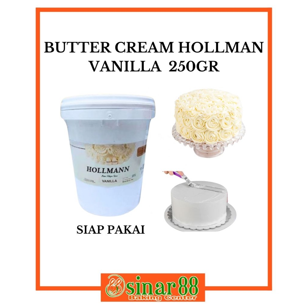 

Butter Cream Hollman Vanilla 250gr