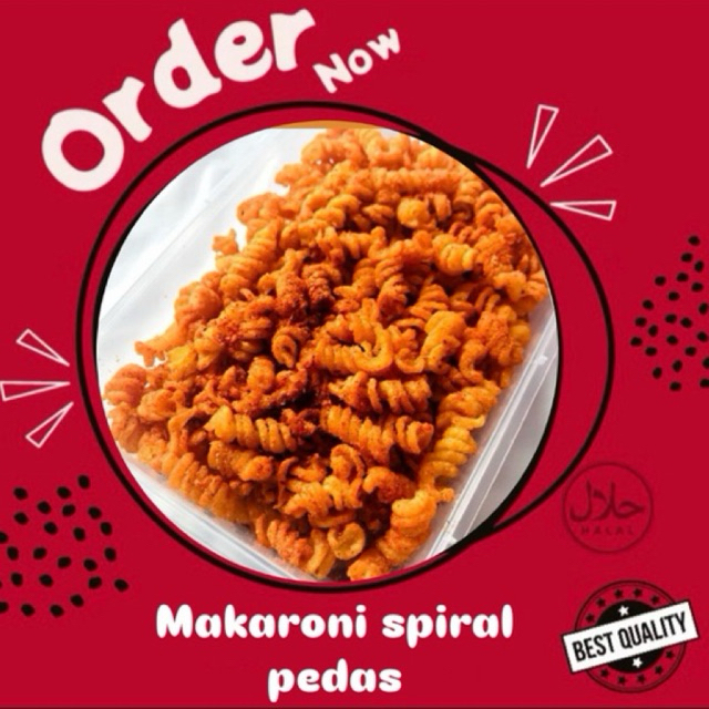 

Makaroni Spiral,Pedas daunjeruk