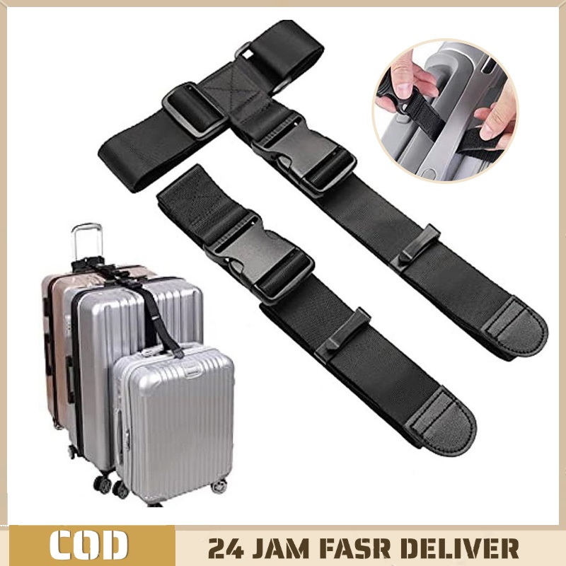 2pcs Pengikat Koper Travel Bags Belt Sabuk Pengikat Barang Koper Tali  Sabuk Pengikat Barang Strap L