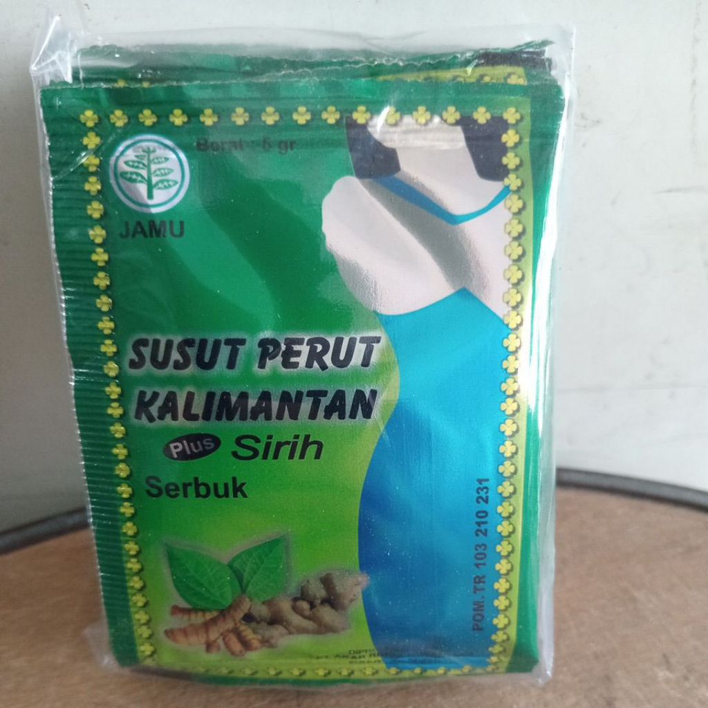 

JAMU SUSUT PERUT KALIMANTAN PLUS SIRIH ASLI ORIGINAL ( SERBUK ) ISI 10 SACHETS KHUSUS WANITA KEMASAN BARU
