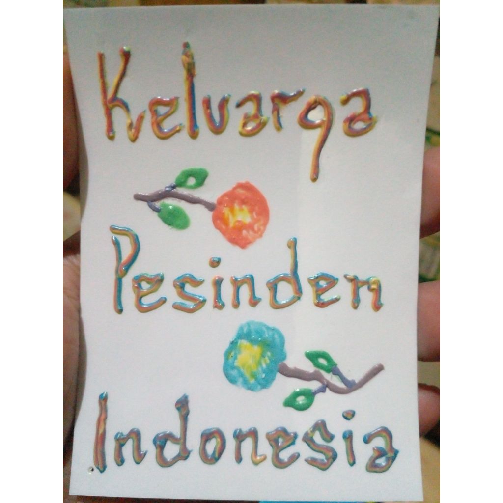 

British Sticker Timbul : Keluarga Pesinden Indonesia