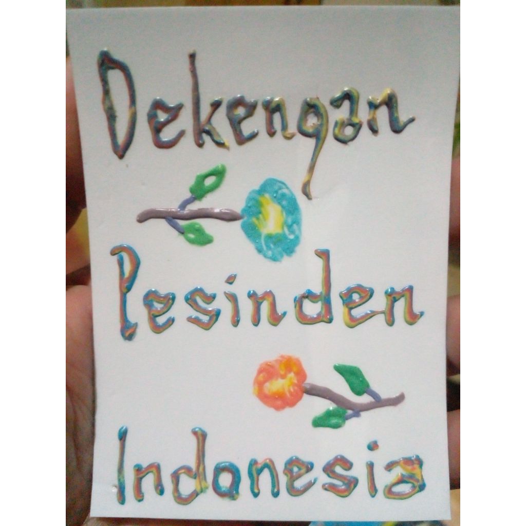 

British Sticker Timbul : Dekengan Pesinden Indonesia
