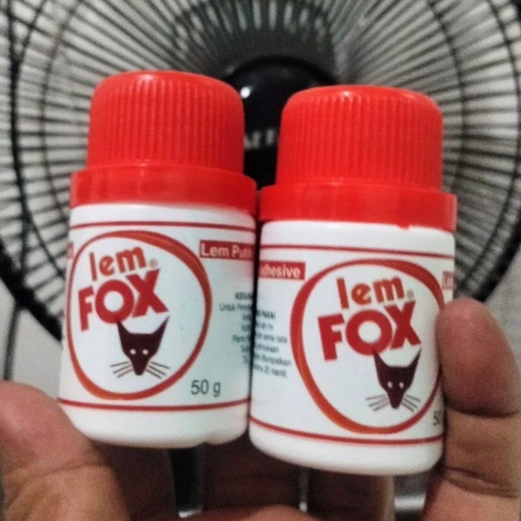 

Lem Fox Mini Putih 50gr / Lem Serbaguna Untuk Sekolah / Lem Kertas / Lem PVAc / Lem Kayu / Lem Karton - 1 Pcs
