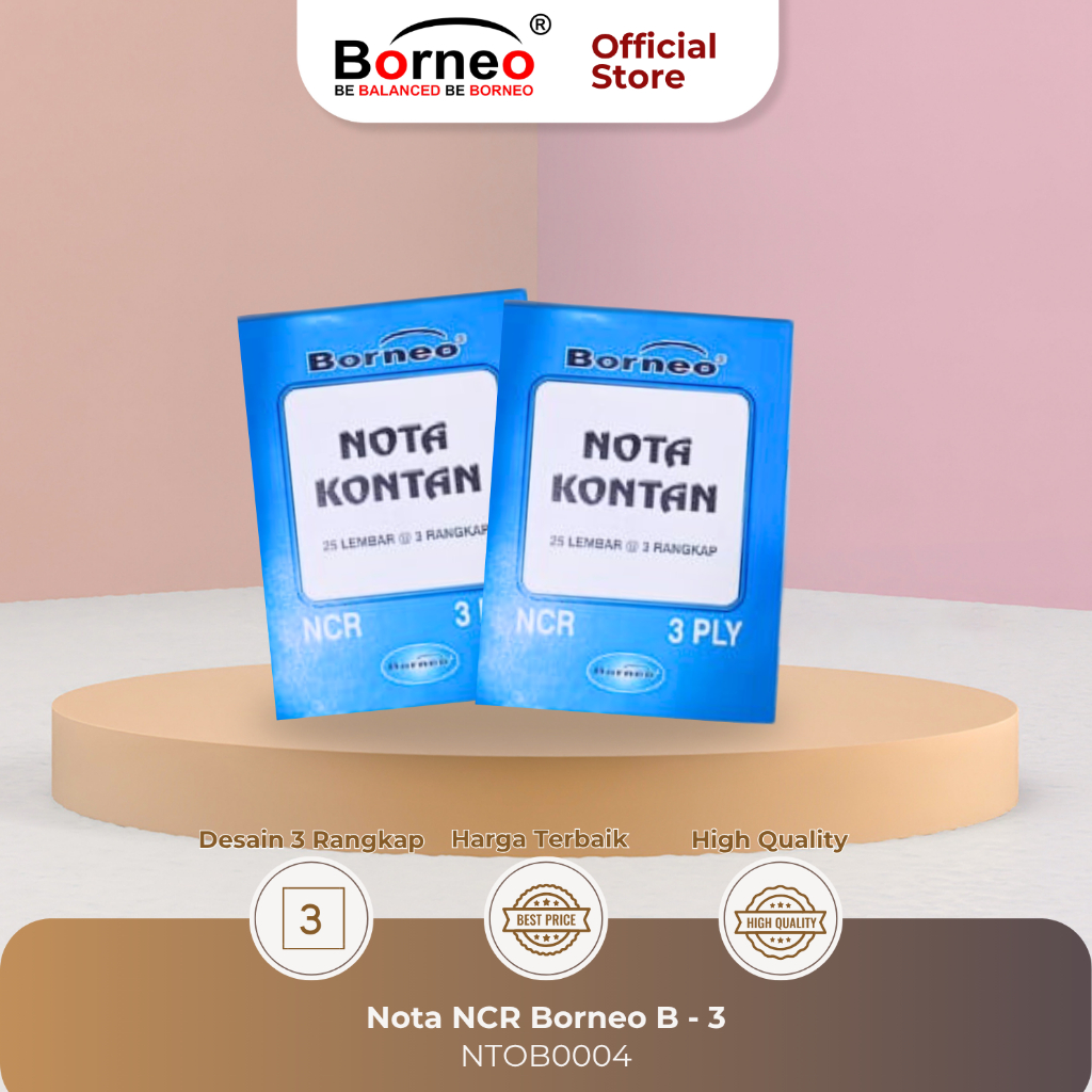 

Nota Kontan Kecil - 3 Ply (25 Lbr)