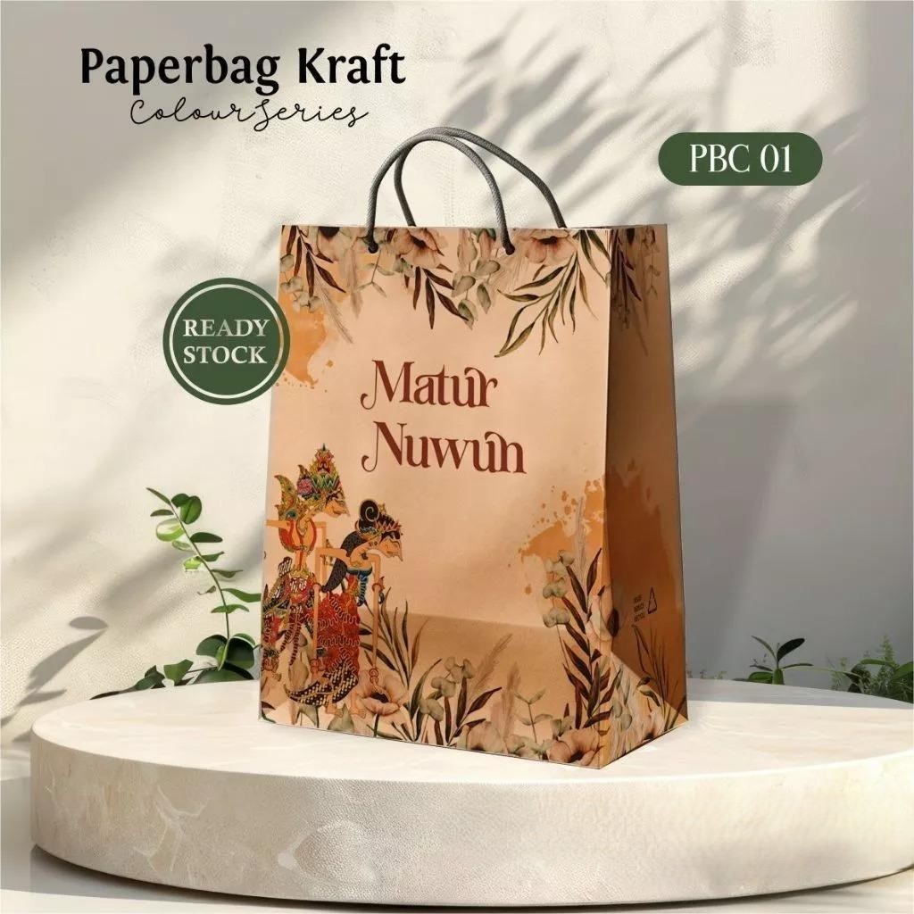 

PAPER BAG AESTHETIC – TAS SOUVENIR PERNIKAHAN – PAPERBAG PBC 01 – READY STOCK ECER