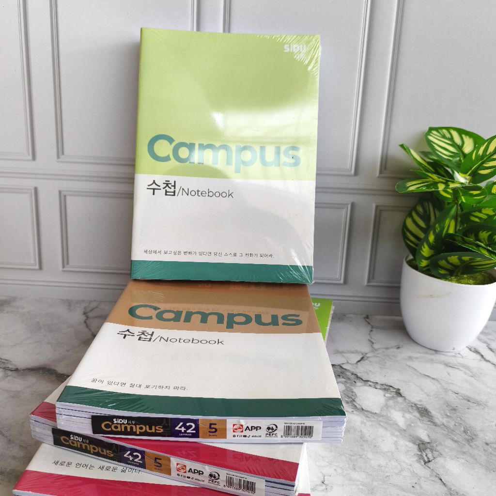 

Buku Tulis SIDU CAMPUS BOXY Isi 42 dan 50 Lembar (1PACK ISI 5 BUKU)