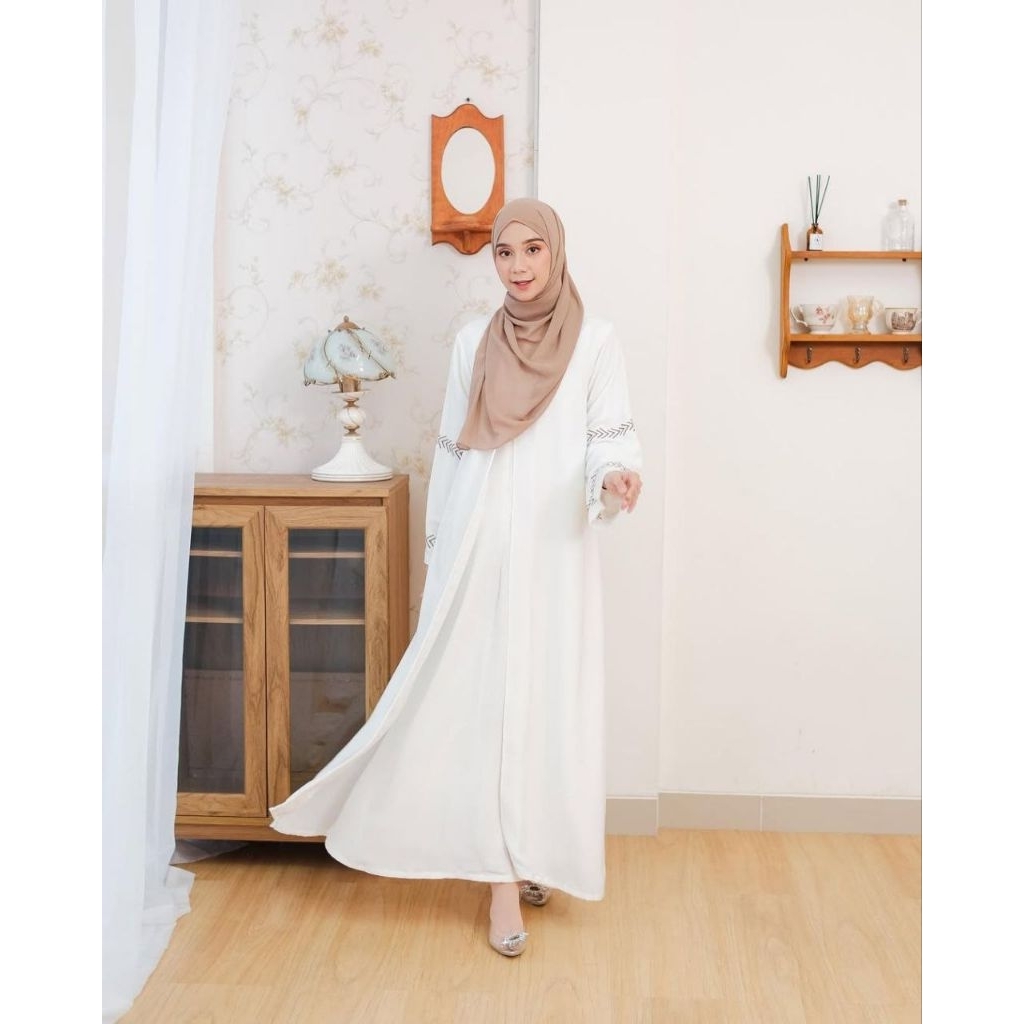 ABAYA TURKI Abaya Hitam/Abaya putih/BALQIS ABAYA,Abaya silk maxmara