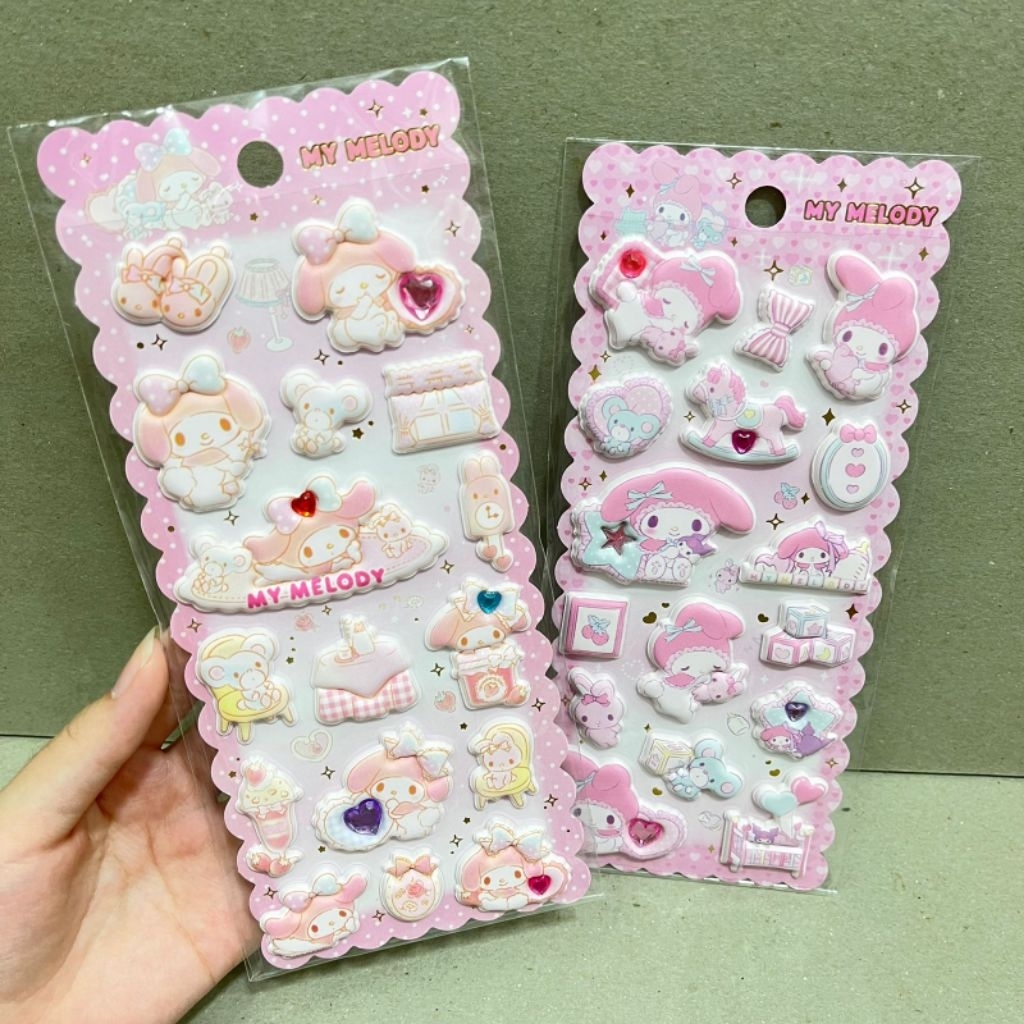 

My Melody Sticker Timbul Permata