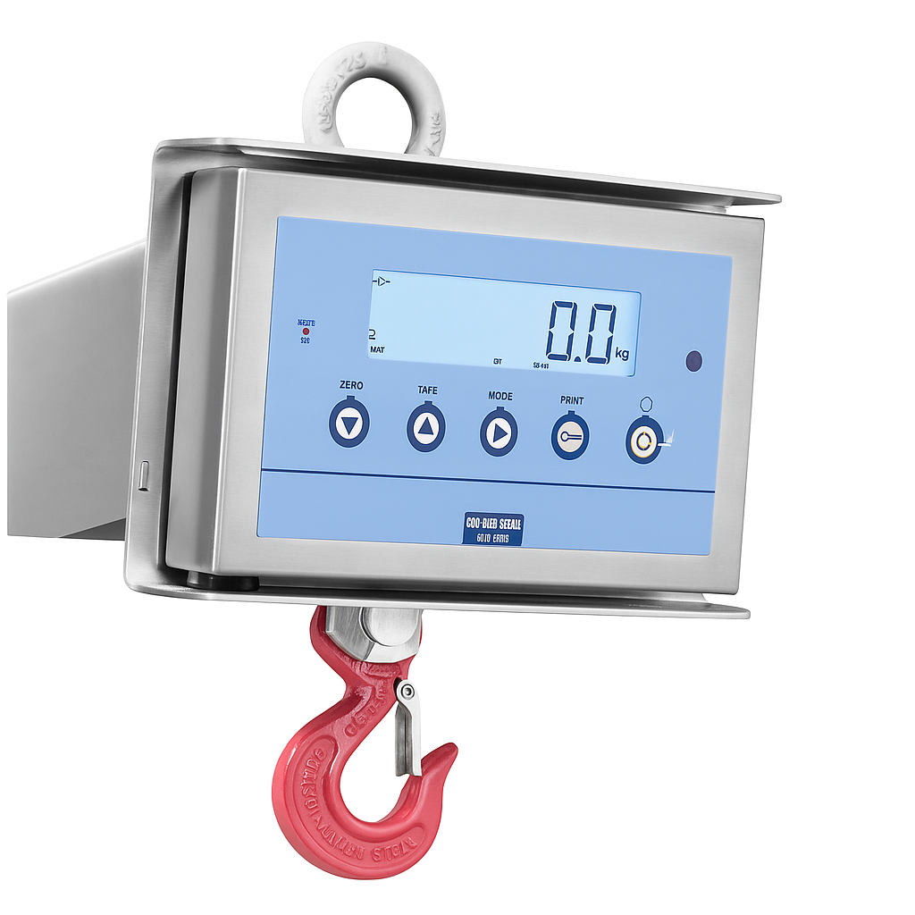 Deskripsi Produk :  DINI ARGEO - Crane Scale MCW 09T6-1 (6 ton) DINI ARGEO - Crane Scale MCW 09T6-1 