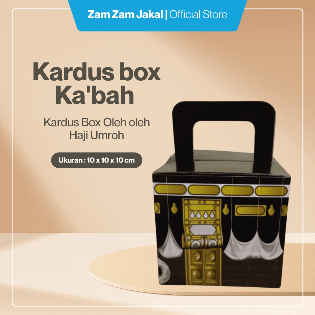 

Dus box Kabah Kardus Oleh oleh Haji Umroh Unik Cantik Premium