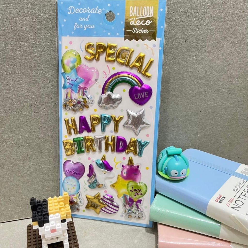 

Birthday Sticker / Sticker ulang tahun