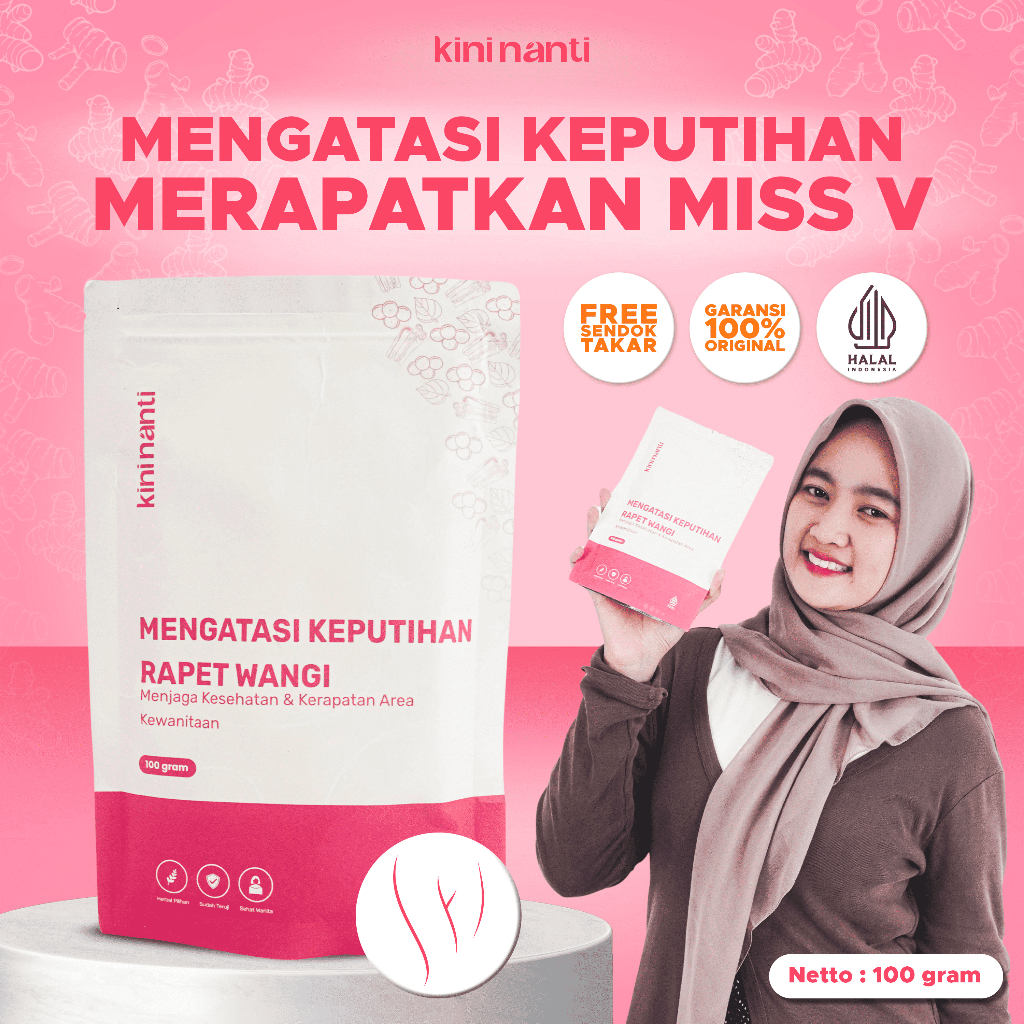 

Manjakani Merapatkan Miss V Jamu Keputihan Sehat Wanita Original JSR 100 Gram