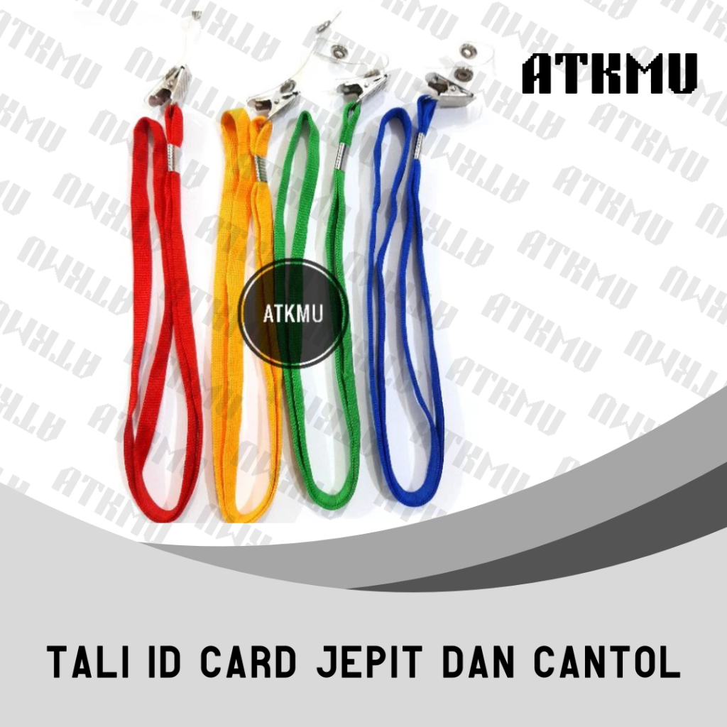 

Tali ID Card Jepit dan Cantol / Kalung Id Card / Tali Name Tag