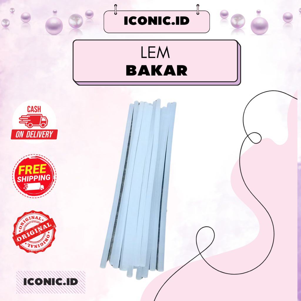 

Iconic.id - Lem Bakar / Lem Bakar Satuan / Lem Bakar Kecil / Lem Tembak / Lem Bakar Tembak