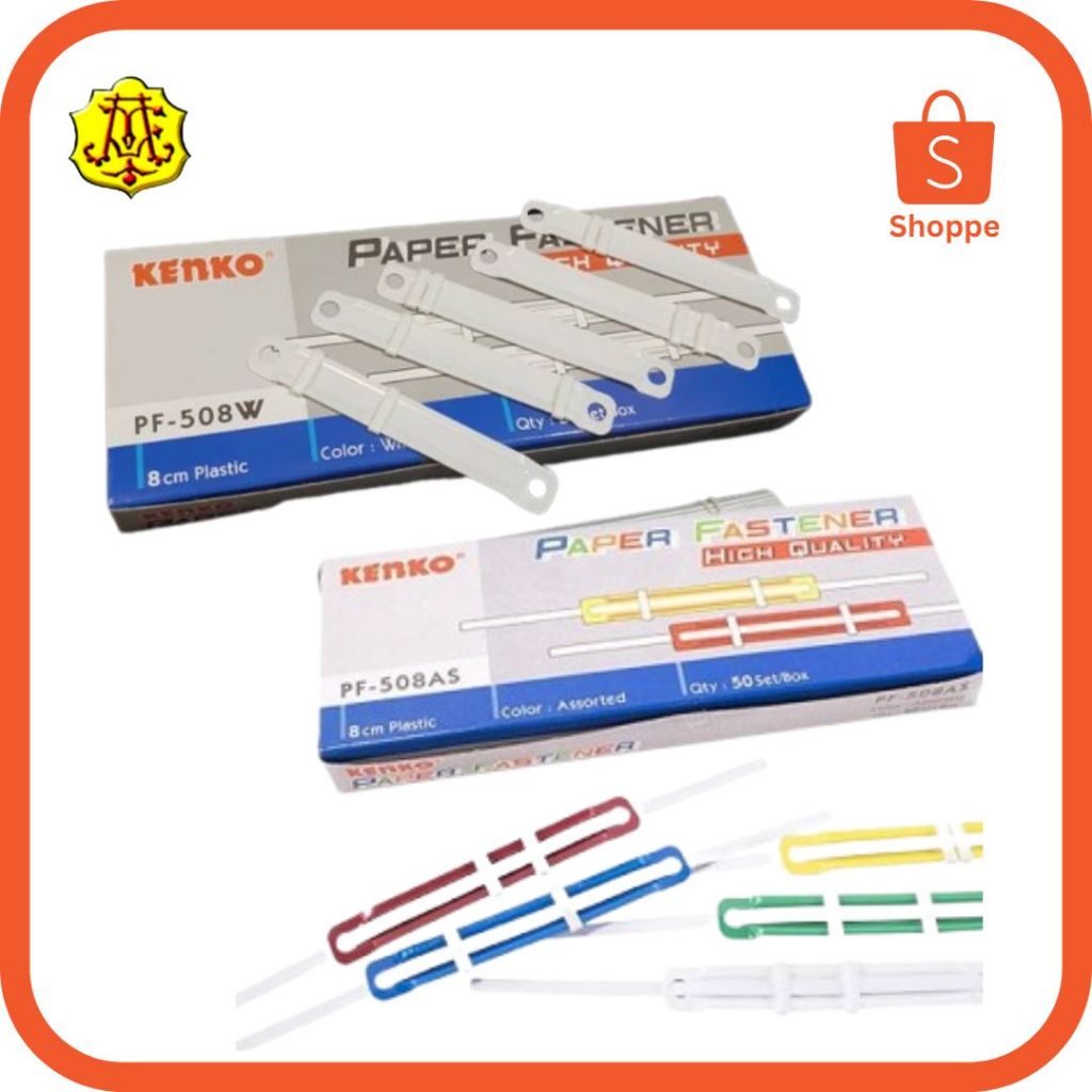 

PAPER FASTENER / ACCO KENKO PUTIH DAN WARNA