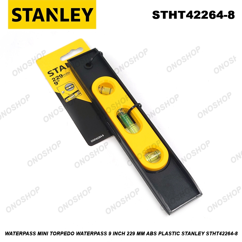 Waterpass Mini Torpedo Waterpass 9 inch 229 mm ABS Plastic Stanley STHT42264-8