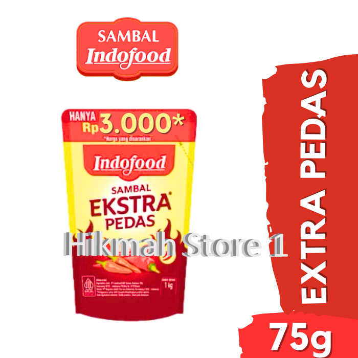 

SAMBAL INDOFOOD EKSTRA PEDAS 75GR (Baru)