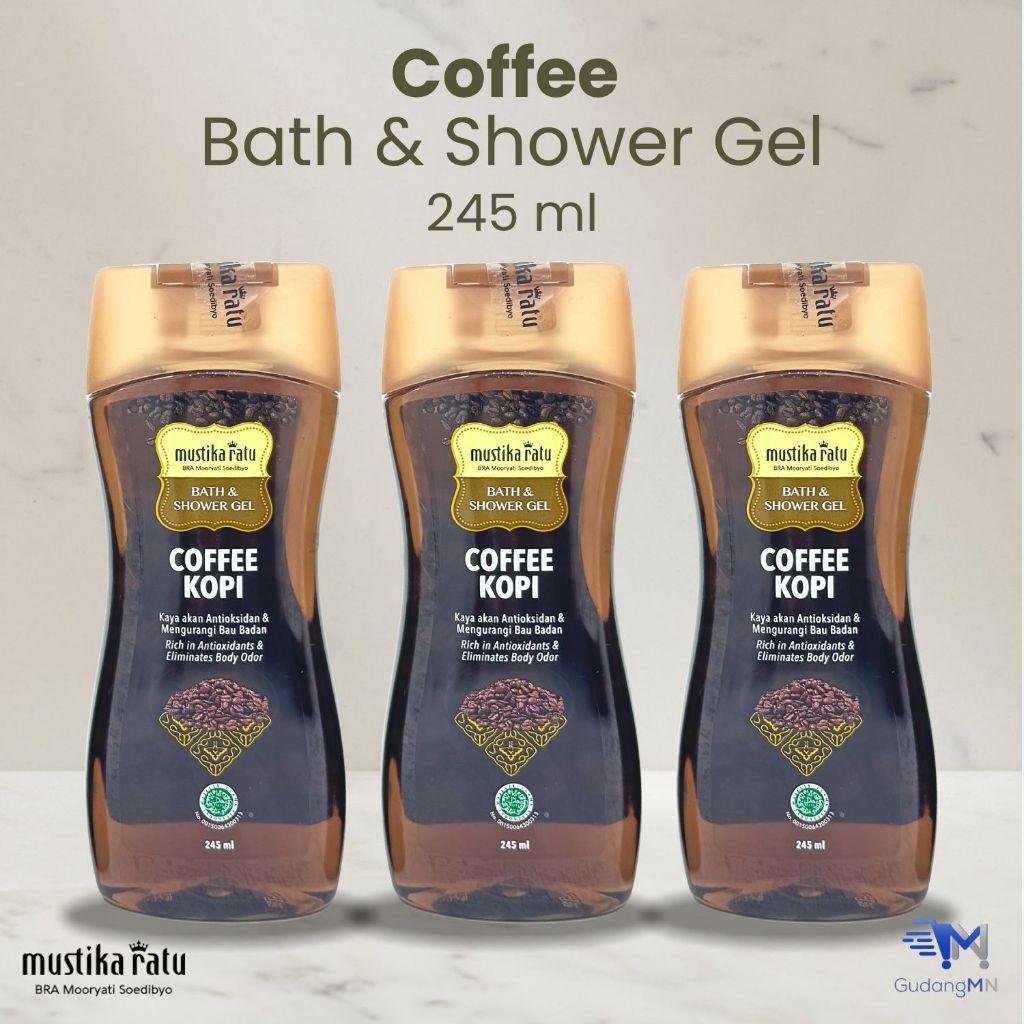 Mustika Ratu Sabun Cair Kopi Shower Gel 245 ml