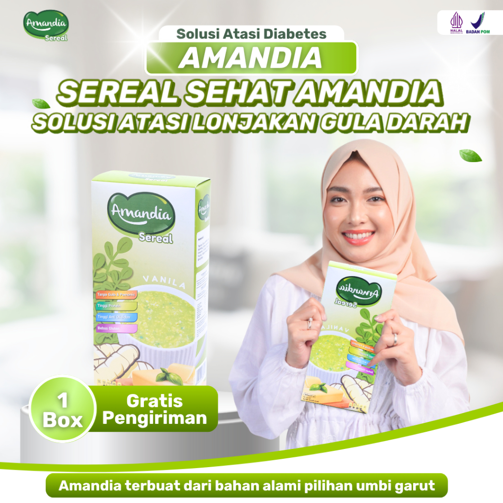 

Sereal Amandia Bantu Kendalikan diabetes Menjaga Kadar Gula Darah Agar Tetap Normal