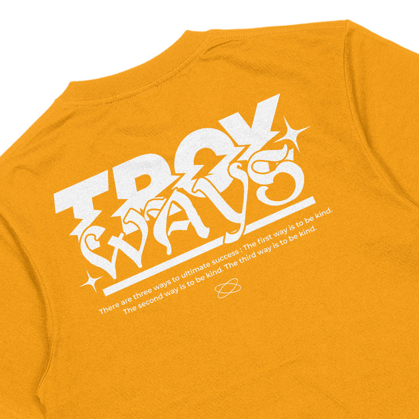 Troy Company Tshirt Yellow Mustard Wasy - Kaos Lengan Pendek Kaos Kuning Mustard MTD 3150