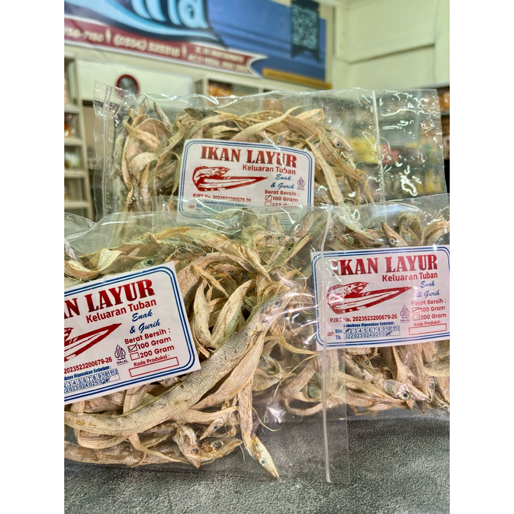 

IKAN LAYUR CANTENG KERING/ Renyah dan gurih 100gr