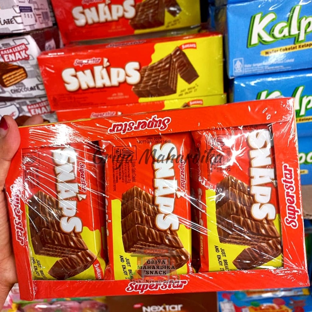 

Snaps Superstar 1 Box isi 12 pcs Snack Kiloan