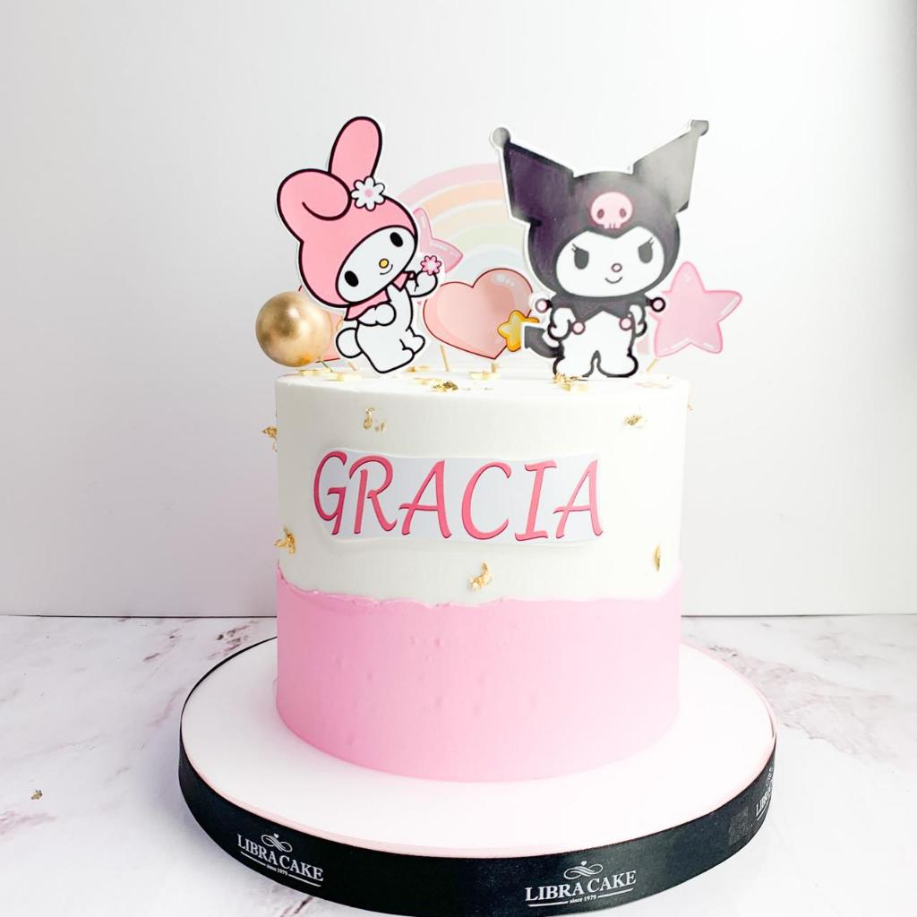 

Kue Ulang Tahun/Birthday Cake/Kue Ultah tema Melody dan Kuromi/Melody Kuromi Cake/Kue Birthday jakarta