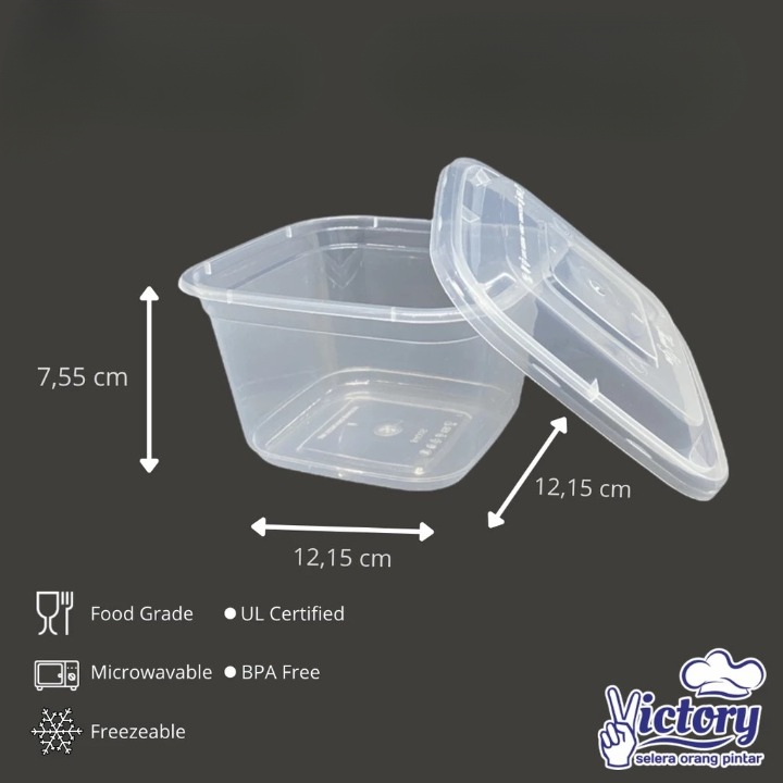 Thinwall SQUARE 500 ml Victory | Thinwall 500 ml Victory | Thinwall Square 500 ml Victory