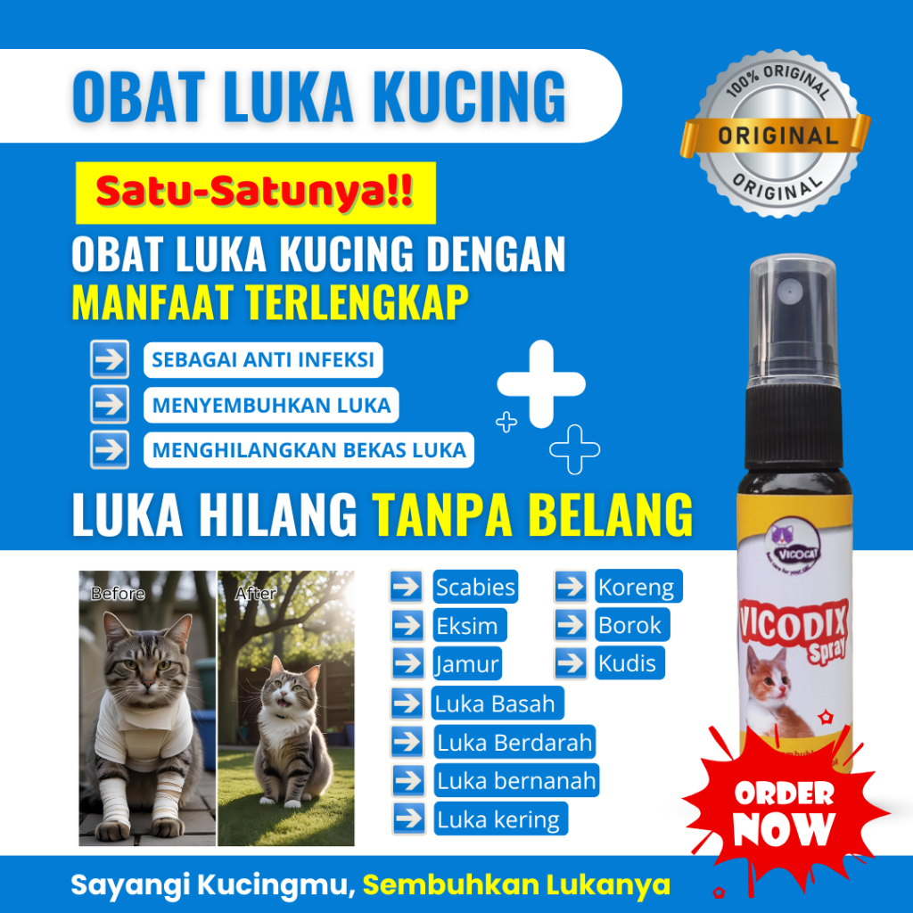 Obat Spray Demodex Kucing