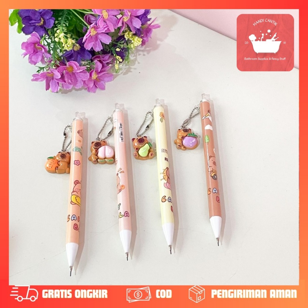 

PENSIL CETEK GANTUNGAN RESIN CAPYBARA PC-1914 PENCIL ALAT TULIS KANTOR COD