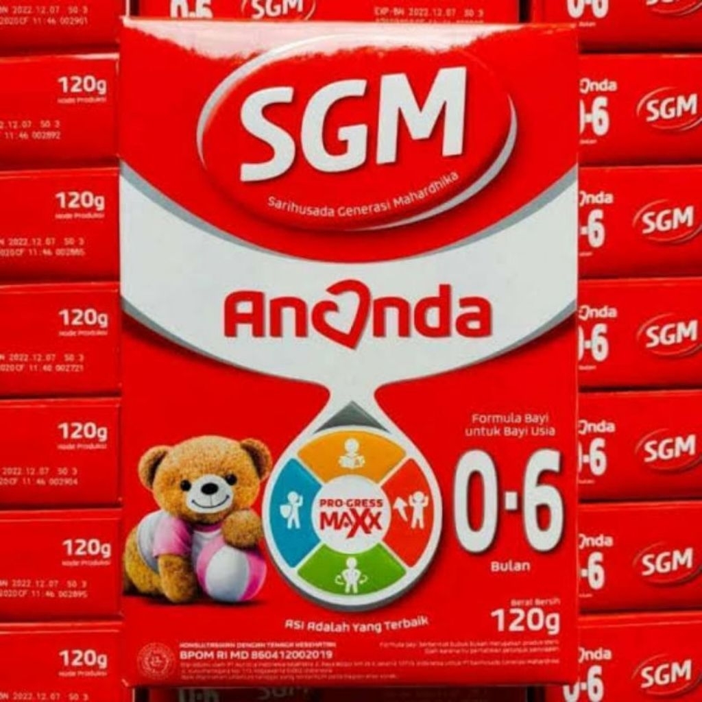 

Kardus susu SGM 0-6 120gr.