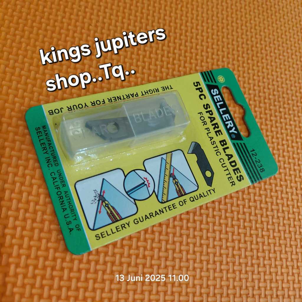 

5PC ISI SELLERY MATA PISAU POTONG AKRILIK PLASTIK CUTER KARTER CUTTER