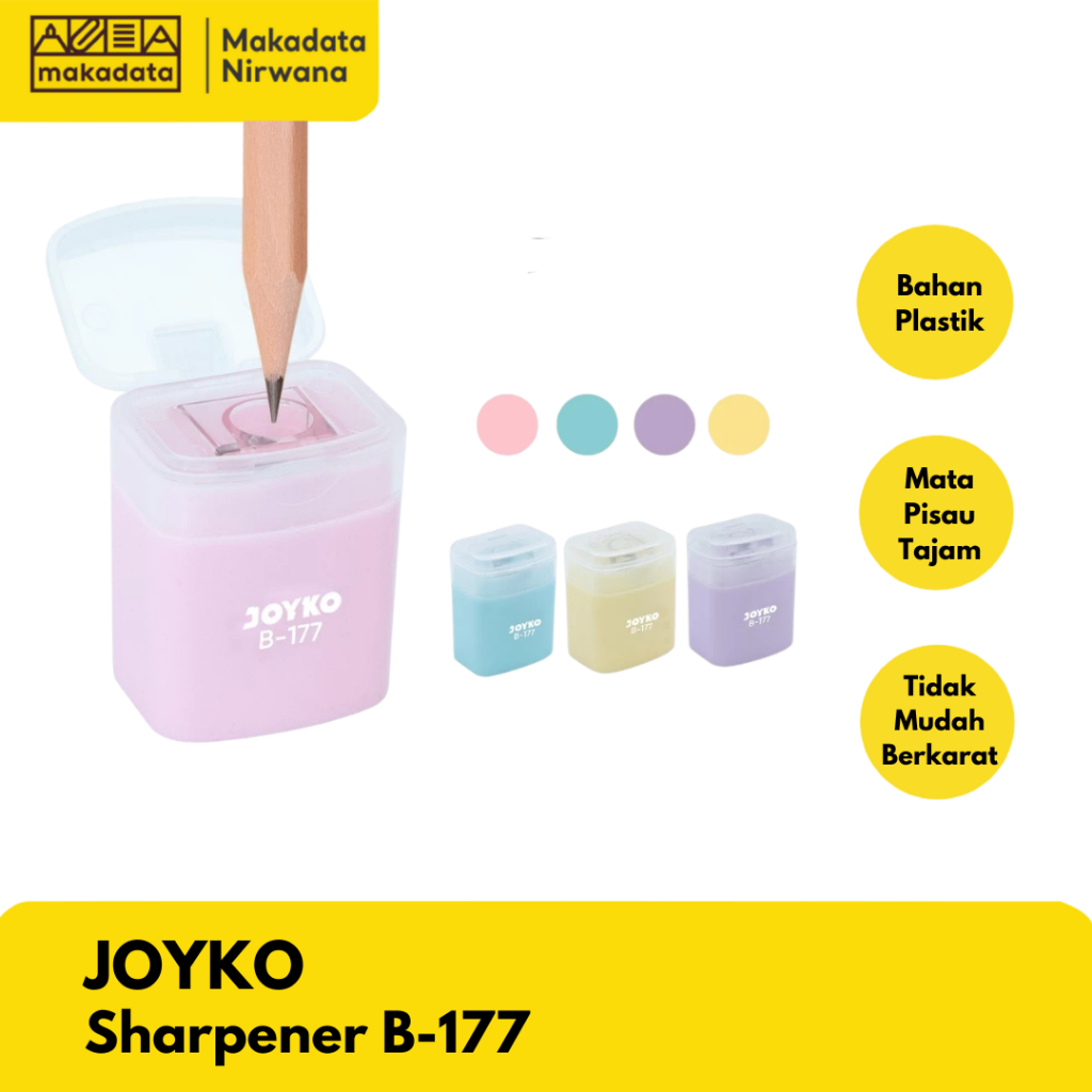 

JOYKO SHARPENER/RAUTAN B-177 PASTEL (1 PCS)